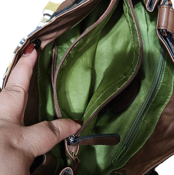 Etienne Aigner Crossbody Hobo Handbag Purse Multi-Color - Picture 12 of 12